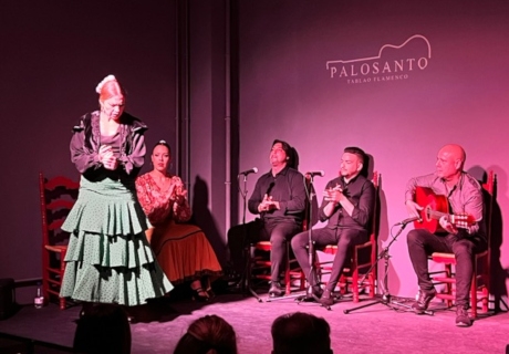 Palo Santo flamenco capo and inlay